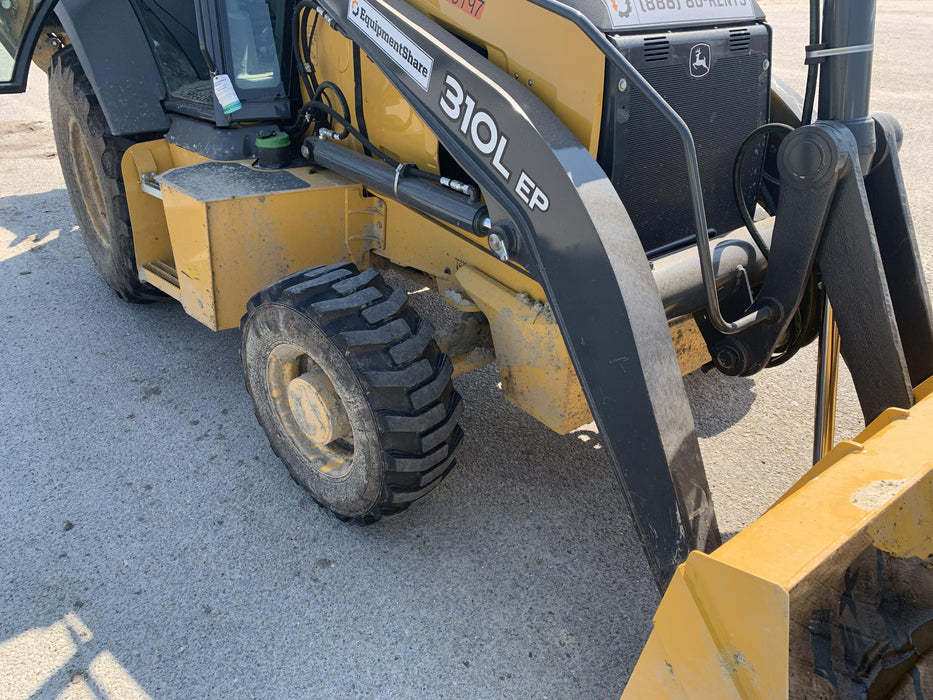 2020 John Deere 310LEP Cab/Heat/Air, 4WD, Standard Stick, Pilot Controls, 2 Way Hydraulics, TAG Manual QC