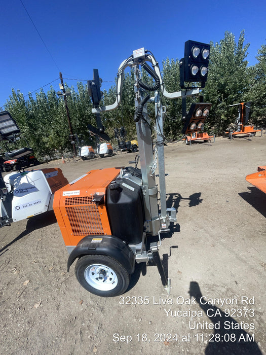 2024 Wanco WLTT-4MM4K Diesel, Deep Sea Controller, Shore Power Plug, Auto Start, (4) 350W LED Floodlights, 4kW Generator, 60 Gal Fuel Tank, 2" Ball, T3