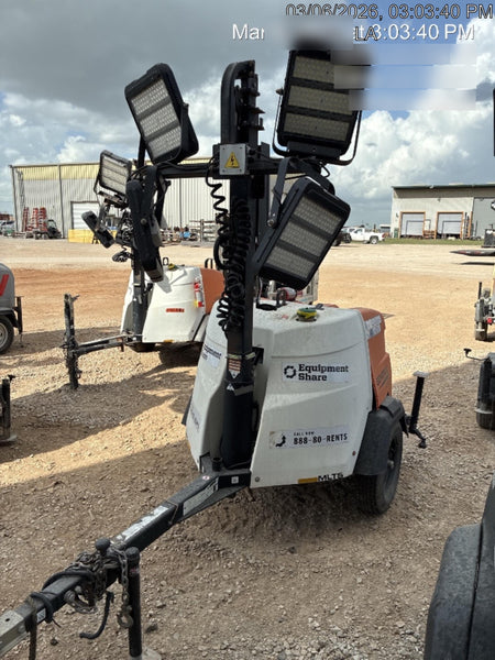 2024 Generac MLT2 Diesel, Flex Switch 120V Input, Powerzone Controller, 
(4) 320W LED Lights, 4kW Generator, 39.9 Gal Fuel Tank, 2" Ball, T3