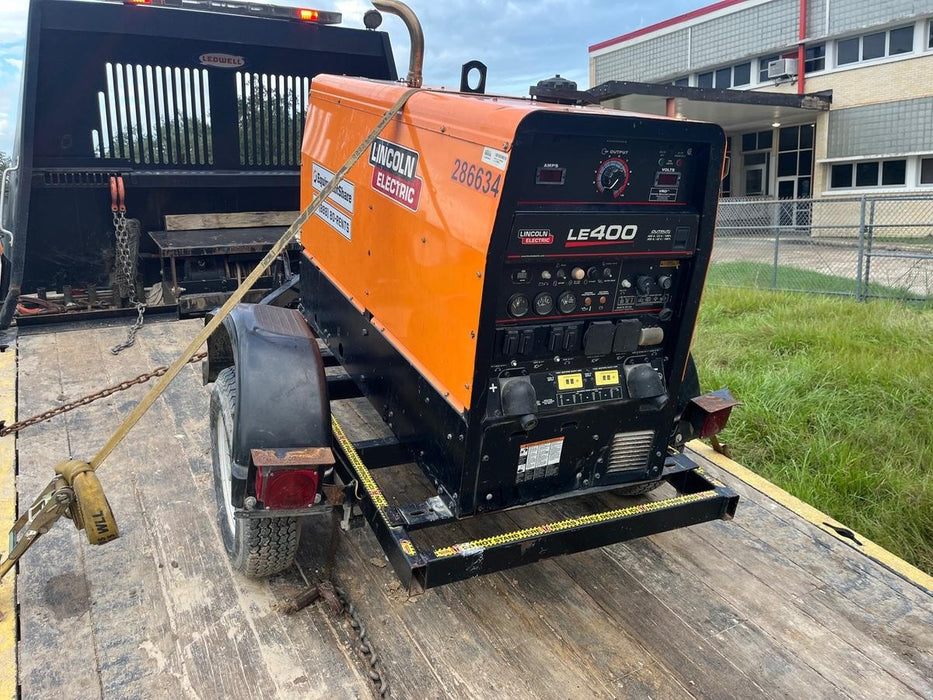 2022 Lincoln Electric LE400 Kubota V1505, Trlr, Cable Rack, Light Kit, ES Decals, T3