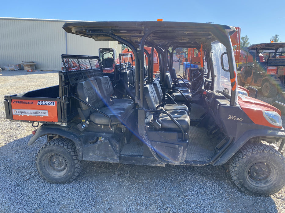 2022 Kubota RTV-X1140W-H Plastic Canopy, Windshield Acrylic Clear, LED Strobe Light, Wire Harness Kit, Back up Alarm