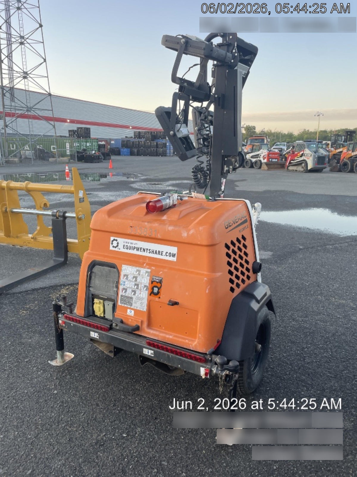 2023 Generac MLT2 Diesel, Flex Switch 120V Input, Powerzone Controller, (4) 320W LED Lights, 4kW Generator, 39.9 Gal Fuel Tank, 2" Ball, T3