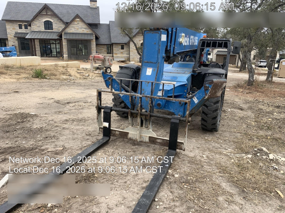 2018 Genie GTH-1056 Genie GTH-1056 w/ROPS, Work Lights, Solid Tires, RH Cab Mesh, Beacon, 60" Carriage and Forks