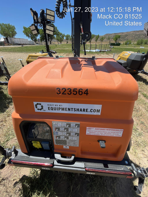 2023 Generac MLT2 Diesel, Flex Switch 120V Input, Powerzone Controller, (4) 320W LED Lights, 4kW Generator, 39.9 Gal Fuel Tank, 2" Ball, T3