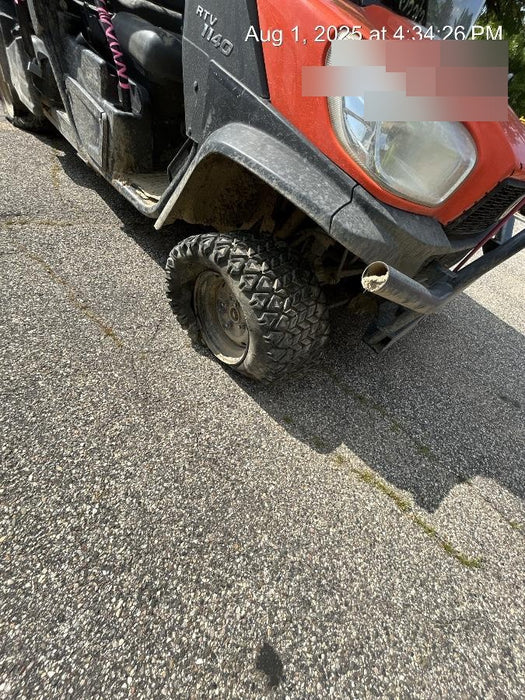 2020 Kubota RTV-X1140W-H 4WD, LED Strobe, Windshield Acrylic Clear, Plastic Canopy, Wire Harness Kit, Backup Alarm