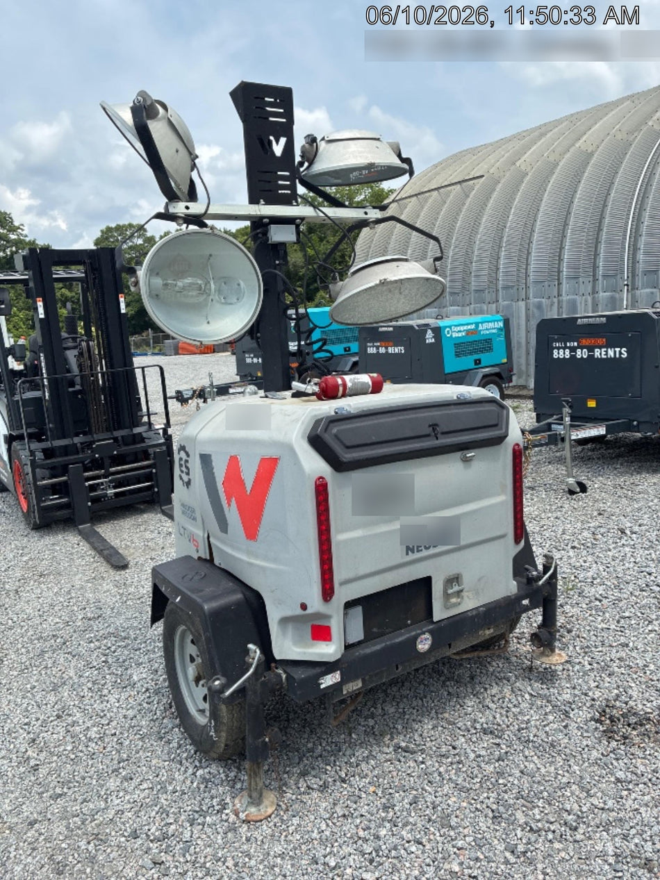 2018 Wacker Neuson LTV6L-MH Wacker Neuson LTV6L Mobile Light Tower w/Fuel Level Sensor Installed