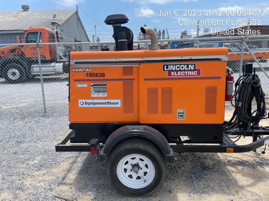 2021 Lincoln Electric Vantage 549X Ready Pak 3, ORANGE (includes trailer, cable rack, fender light kit)