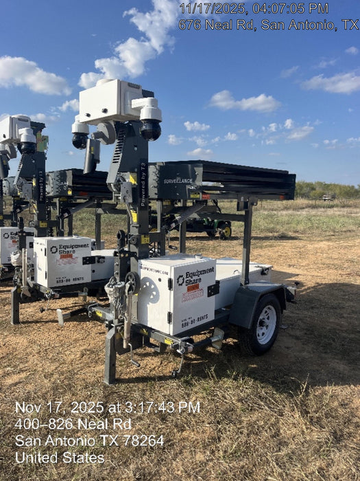 2025 NATIONAL SIGNAL Sunray Solar-Powered Mobile Integrator Tower