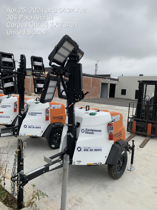 2024 Generac MLT2 Diesel, Flex Switch 120V Input, Powerzone Controller, 
(4) 320W LED Lights, 4kW Generator, 39.9 Gal Fuel Tank, 2" Ball, T3
