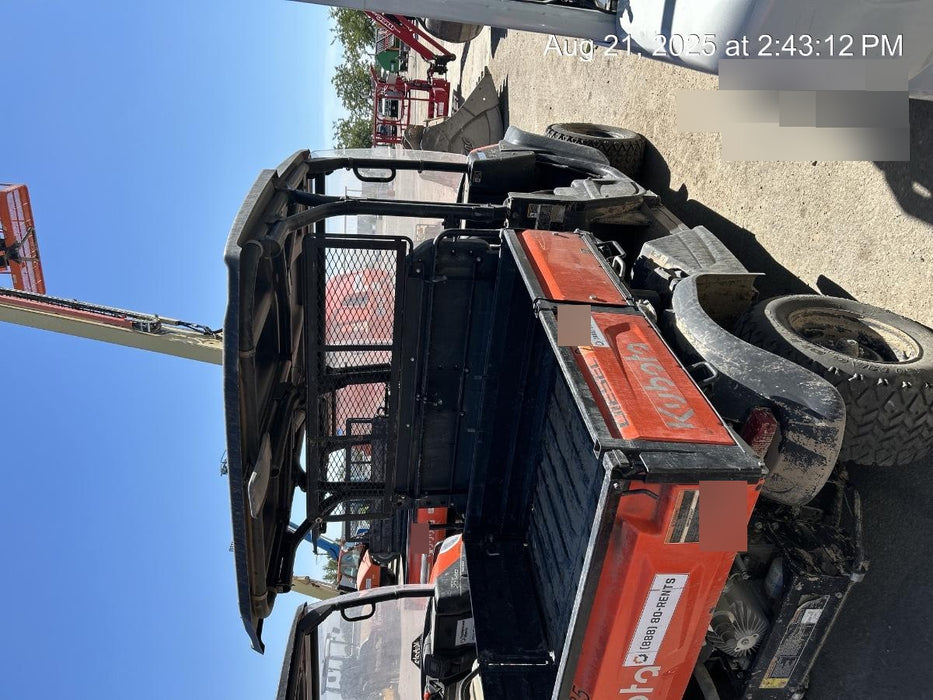 2022 Kubota RTV-X1140W-H Plastic Canopy, Windshield Acrylic Clear, LED Strobe Light, Wire Harness Kit, Back up Alarm