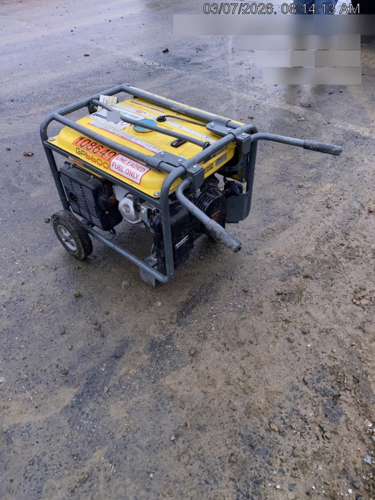 2020 WACKER NEUSON GP6600A