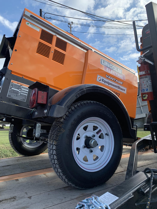 2021 Lincoln Electric Vantage 322 Vantage 322 Ready Pak 3 w/ Decals, ORANGE (includes trailer, cable rack, fender light kit) NO Telematics