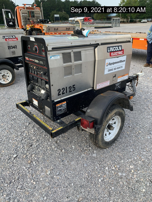 2020 Lincoln Electric Vantage 322 Welder Ready-Pak 3, w/ GPS & Decals (includes trailer, cable rack, fender light kit)