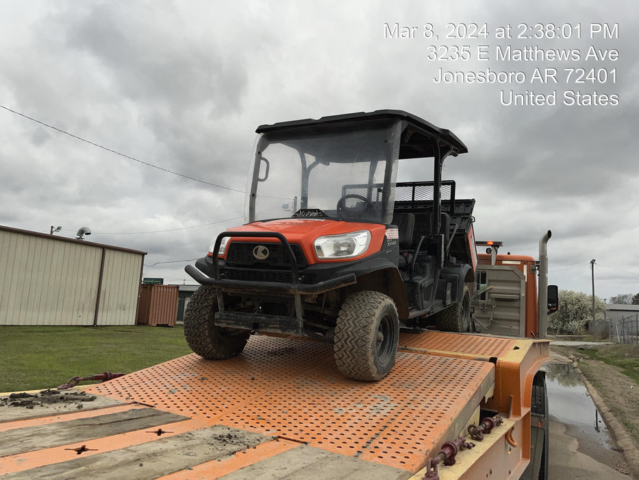 2022 Kubota RTV-X1140W-H Plastic Canopy, Windshield Acrylic Clear, LED Strobe Light, Wire Harness Kit, Back up Alarm