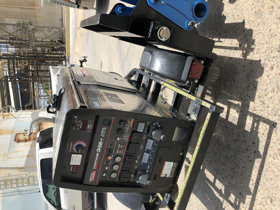 2019 Lincoln Electric Vantage 322 Ready-Pak 3, Two Wheel Trailer, Fender and Light Kit, Cable Rack