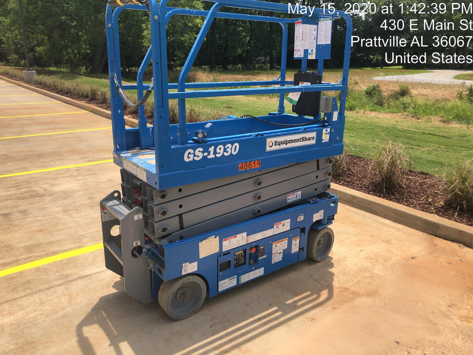 2019 Genie GS-1930 Fixed Rails with Chain Entry