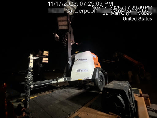 2023 Generac MLT2 Diesel, Flex Switch 120V Input, Powerzone Controller, 
(4) 320W LED Lights, 4kW Generator, 39.9 Gal Fuel Tank, 2" Ball, T3