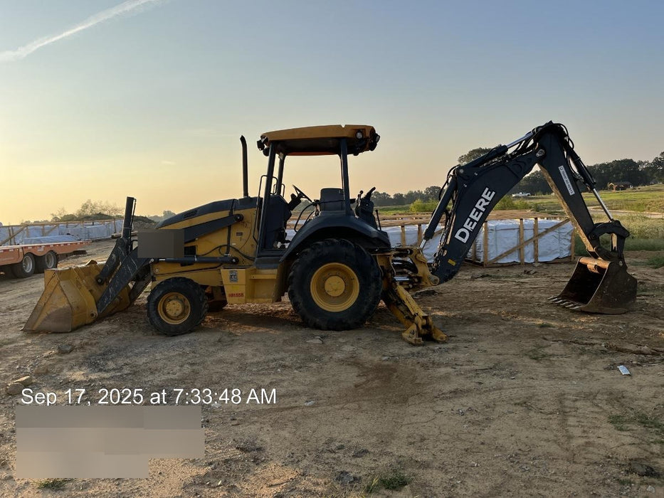 2020 John Deere 310LEP Canopy, 4WD, Standard Stick, Pilot Controls, 2 Way Hydraulics, TAG Manual QC