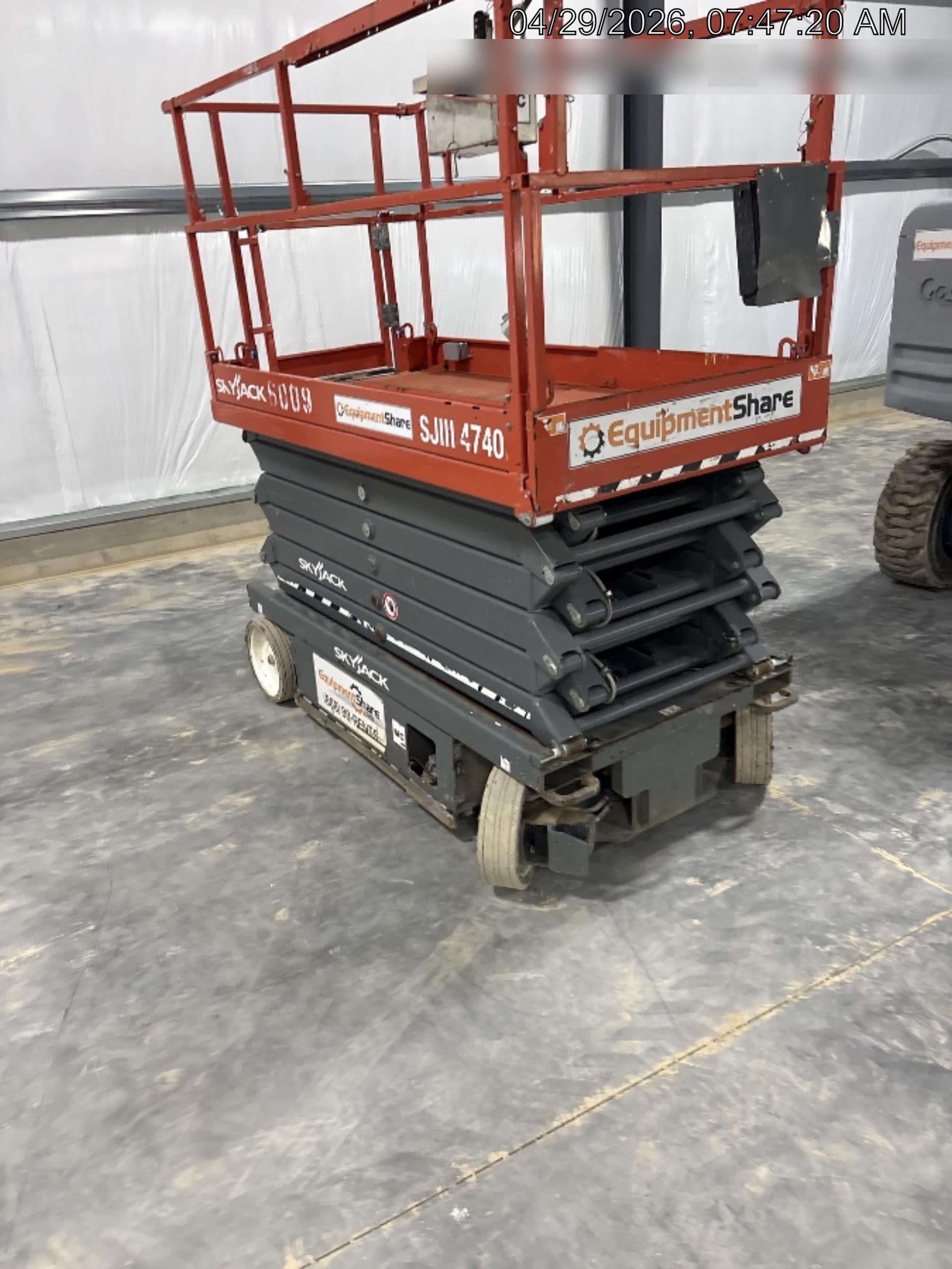 2017 Skyjack SJIII-4740 Skyjack SJ4740, Extended Warranty 5yr/5k hr