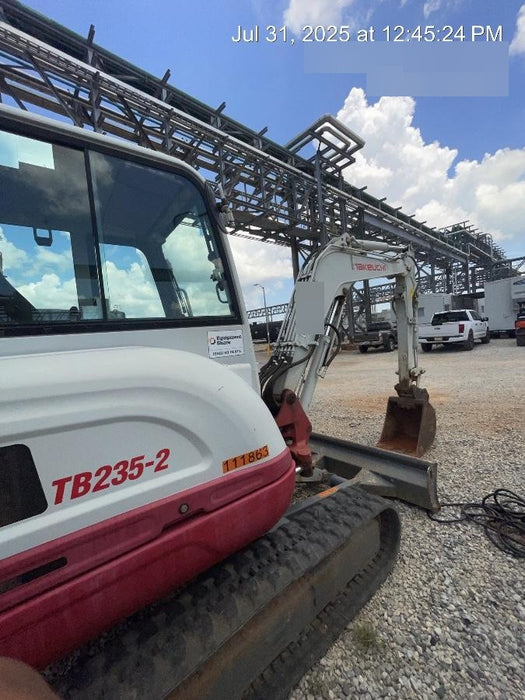 2020 Takeuchi TB-235-2CR Cab/Heat/Air, Rubber Tracks, Manual TAG QC