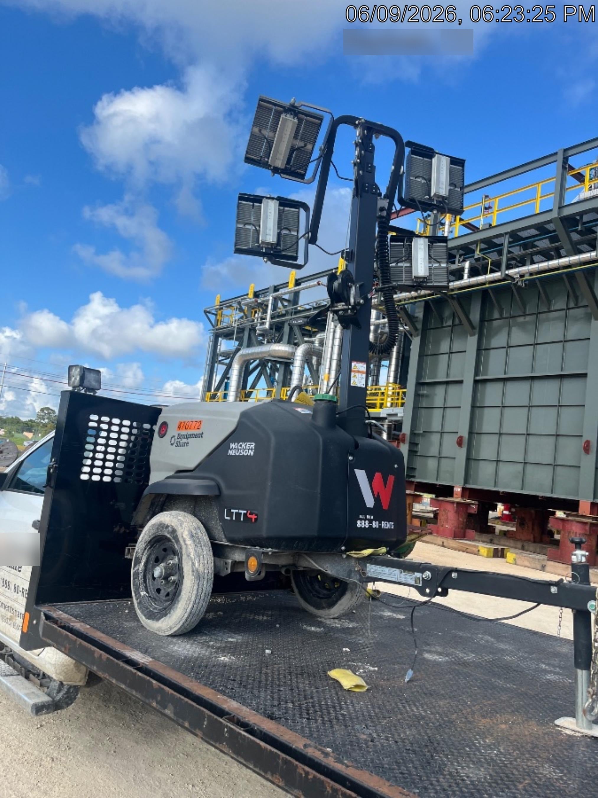 2024 Wacker Neuson LTT4 Diesel, Kohler KDW702, Deep Sea Controller, Auto Start, LED 320W, Bypass Outlet, T3