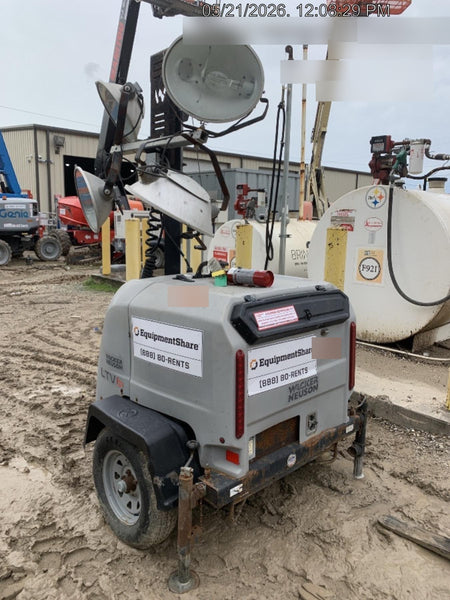2019 Wacker Neuson LTV6L-MH Wacker Neuson LTV6L Mobile Light Tower w/Fuel Level Sensor Installed