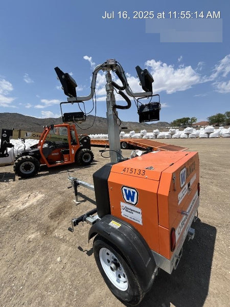 2024 Wanco WLTT-4MM4K Diesel, Deep Sea Controller, Shore Power Plug, Auto Start, (4) 350W LED Floodlights, 4kW Generator, 60 Gal Fuel Tank, 2" Ball, T3