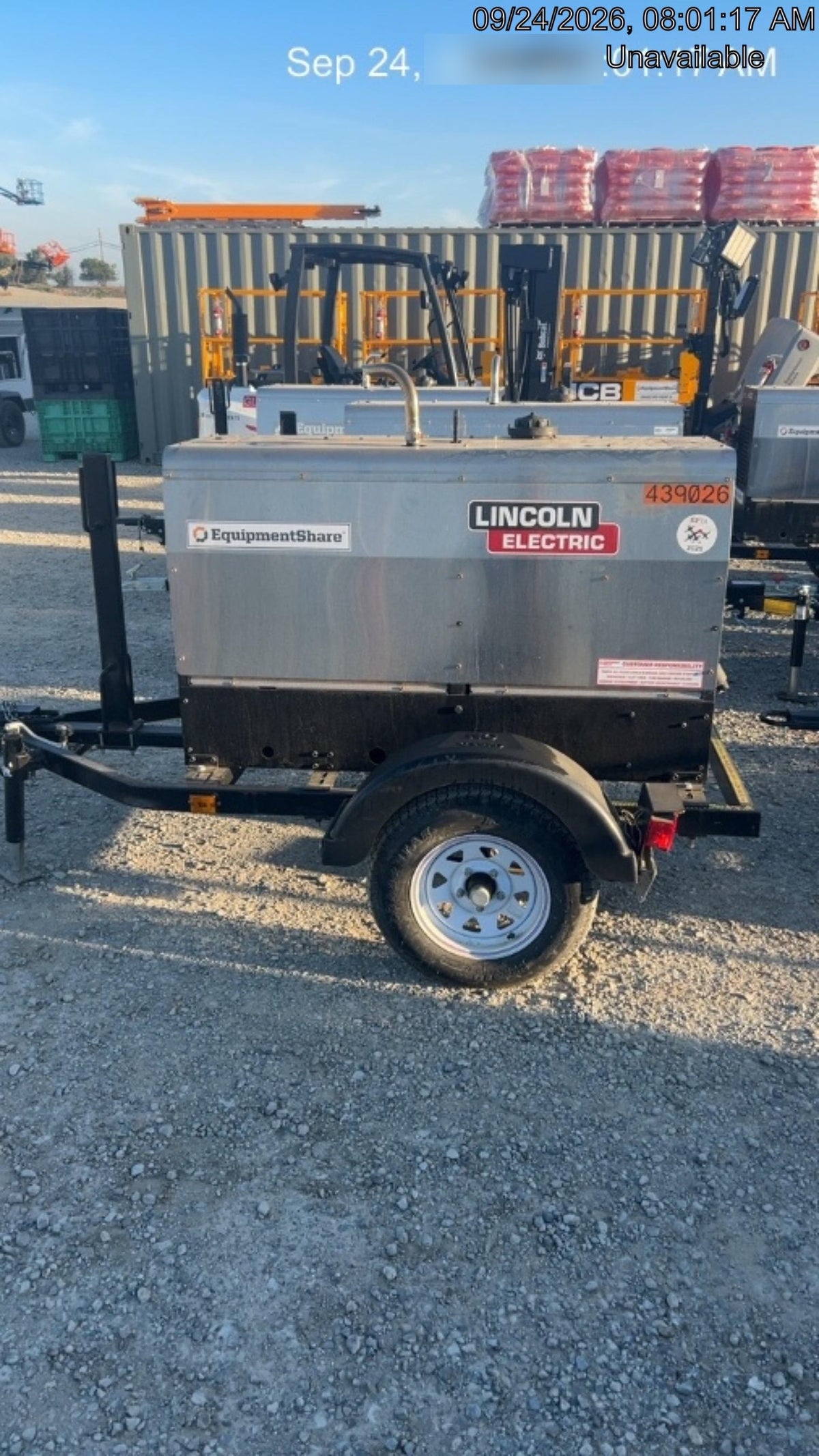 2024 Lincoln Electric LE400 Kubota V1505, Trlr, Cable Rack, Light Kit, ES Decals, T3
