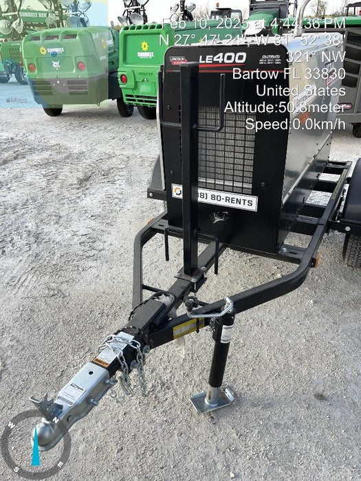 2024 Lincoln Electric LE400 Kubota V1505, Trlr, Cable Rack, Light Kit, ES Decals, T3