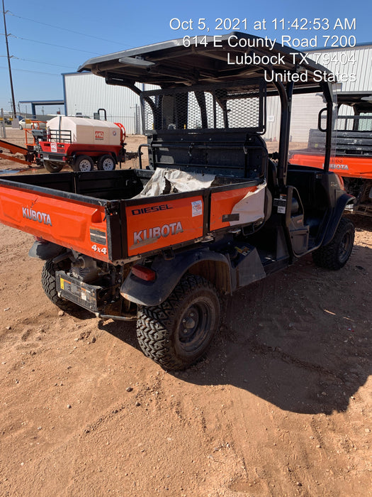 2020 Kubota RTV-X1140W-H Canopy, 4-Seater, Diesel, Windshield Acrylic Clear, LED Strobe, Backup Alarm