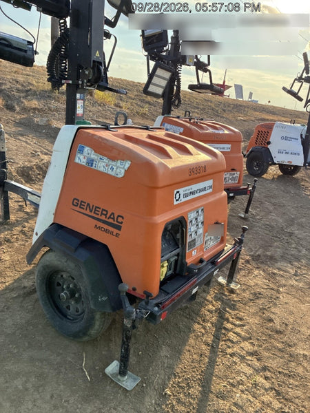 2024 Generac MLT2 Diesel, Flex Switch 120V Input, Powerzone Controller, 
(4) 320W LED Lights, 4kW Generator, 39.9 Gal Fuel Tank, 2" Ball, T3