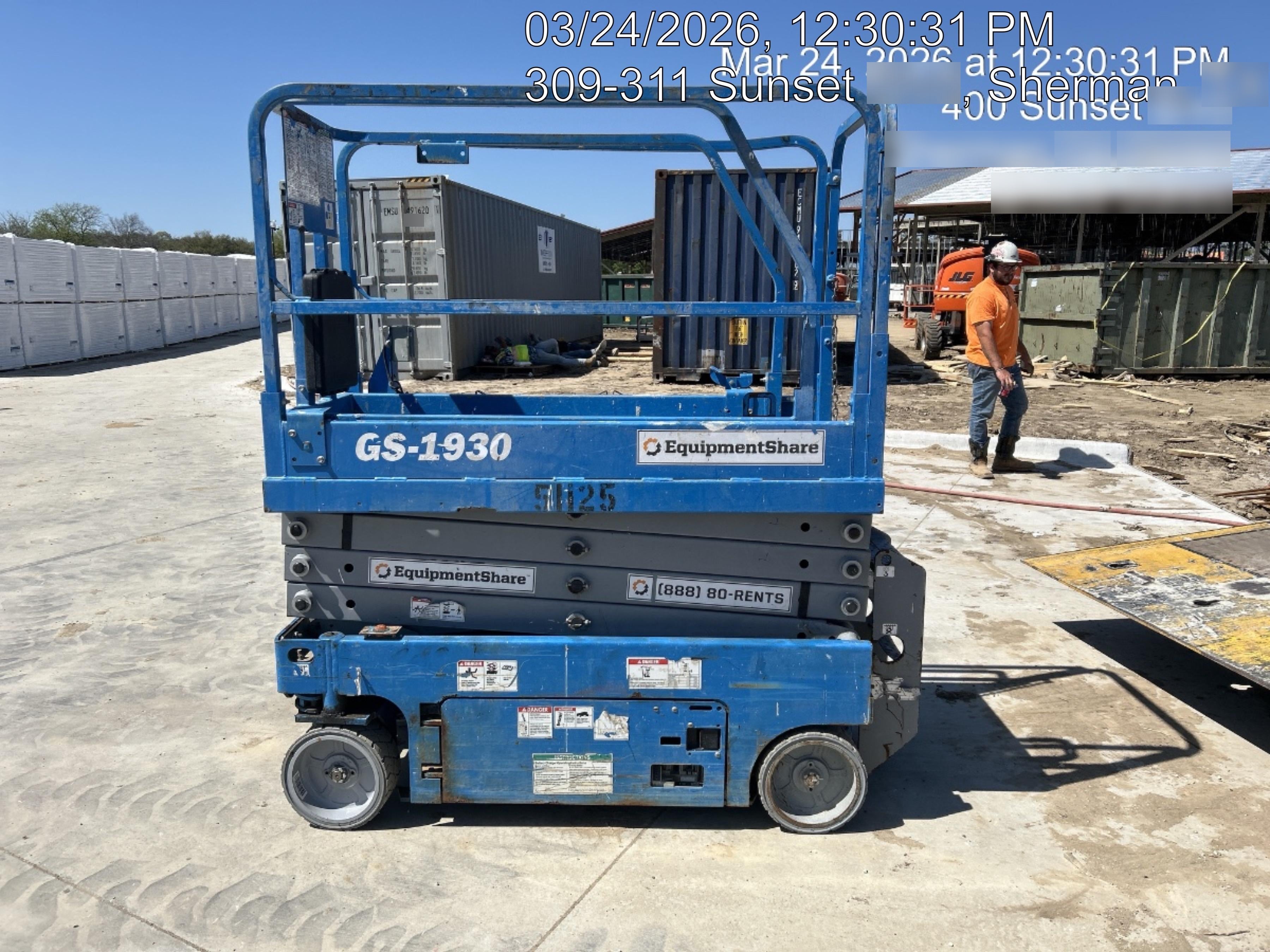 2019 Genie GS-1930 Fixed Rails with Chain Entry