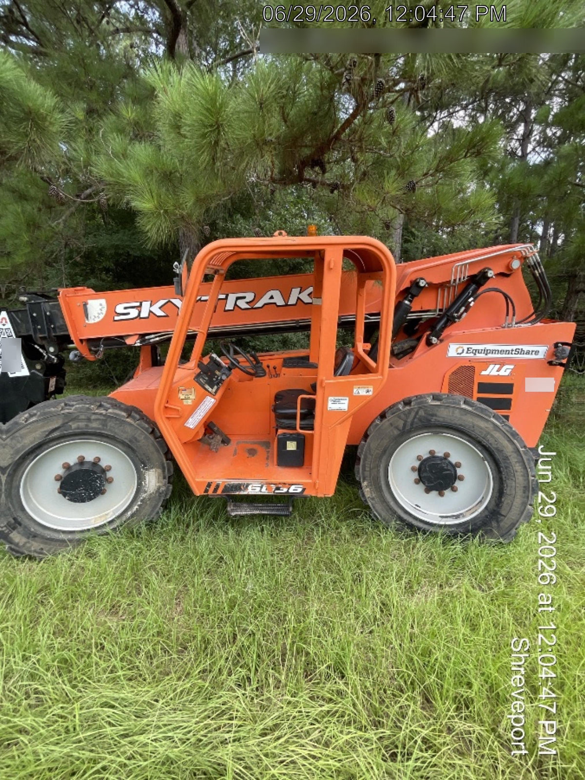2019 Skytrak 6036 Canopy, Solid Tires, LED Work Lights, Beacon 50" Carriage, 48" Pallet Forks