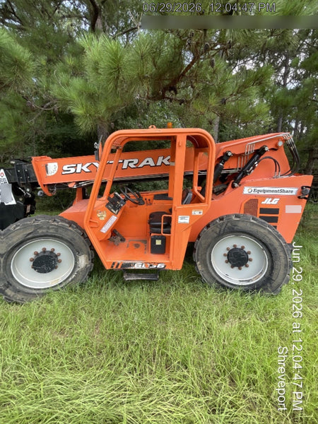 2019 Skytrak 6036 Canopy, Solid Tires, LED Work Lights, Beacon 50" Carriage, 48" Pallet Forks