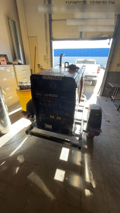 2023 Lincoln Electric LE400 Kubota V1505, Trlr, Cable Rack, Light Kit, ES Decals, T3