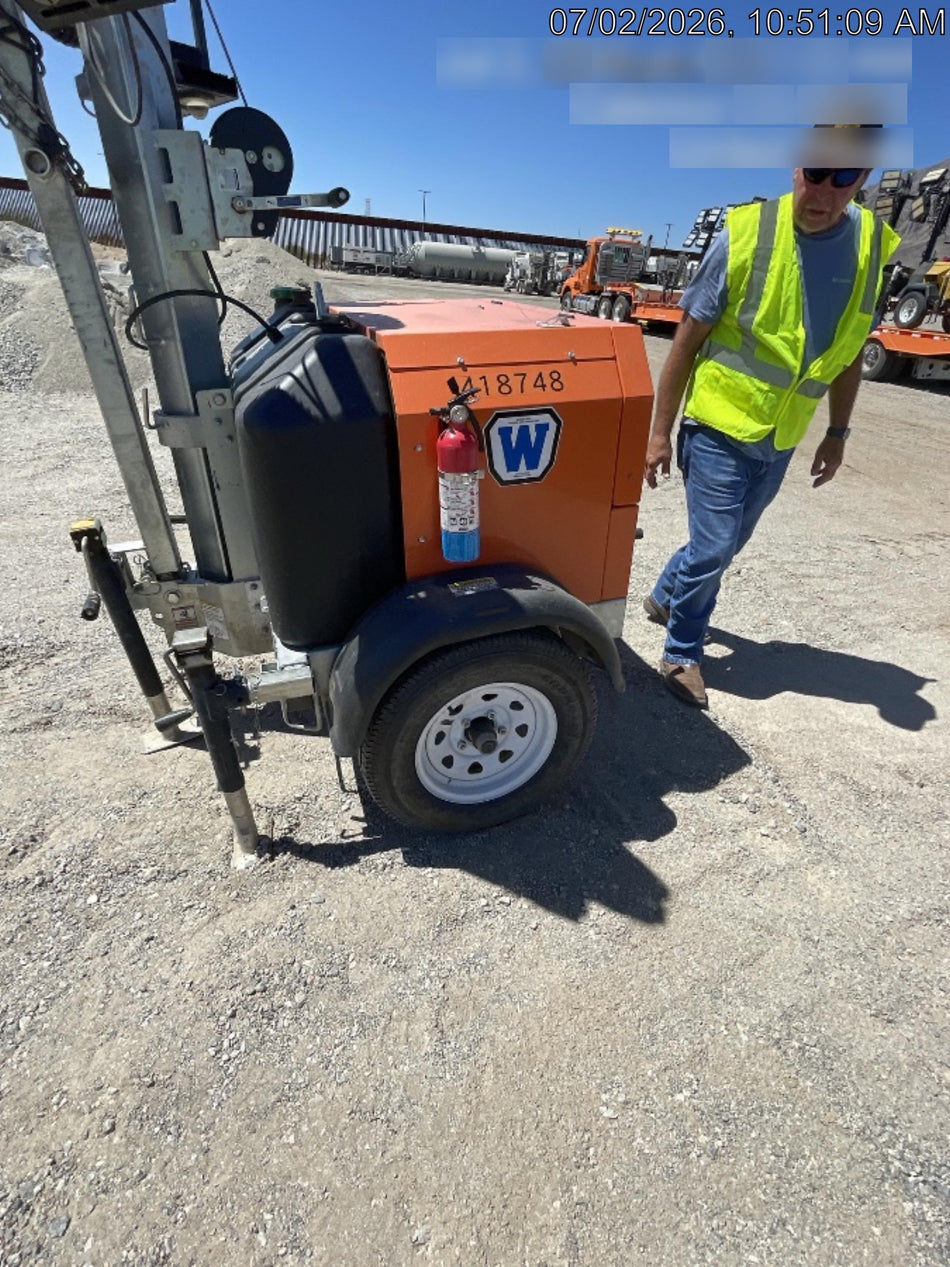 2024 Wanco WLTT-4MM4K Diesel, Deep Sea Controller, Shore Power Plug, Auto Start, (4) 350W LED Floodlights, 4kW Generator, 60 Gal Fuel Tank, 2" Ball, T3