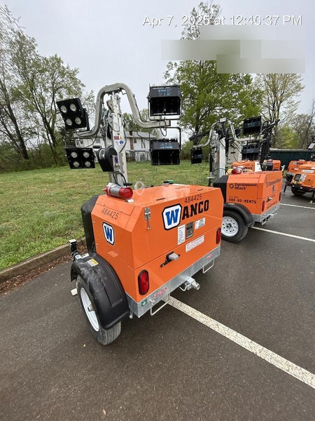2024 Wanco WLTT-4MM4K Diesel, Mitsubishi L2E, 9.0HP @1800 rpm, Deep Sea Controller, Shore Power Plug, Auto Start, (4) 350W LED Floodlights, 4kW Generator, 60 Gal Fuel Tank, 2" Ball, T3