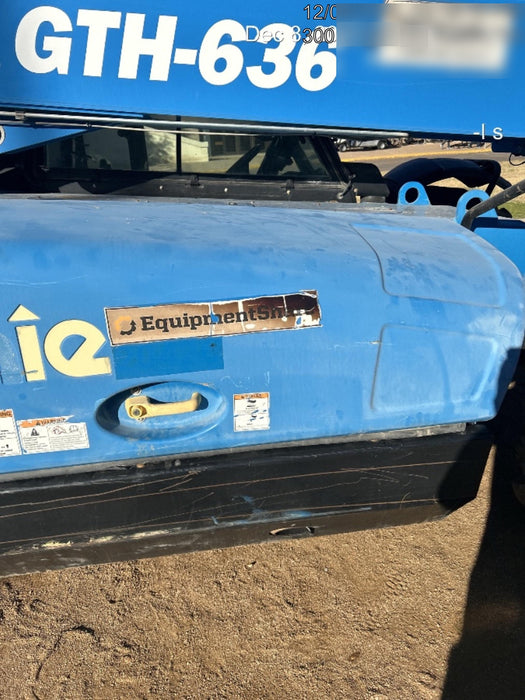 2018 Genie GTH-636 Genie GTH-636 w/Enclosed Cab w/HVAC, Work Lights, Solid Tires, Beacon, 48" Carriage and Forks