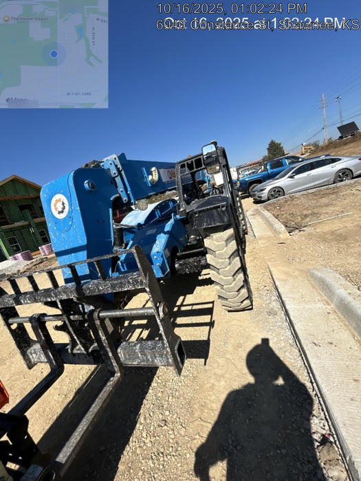 2018 Genie GTH-844 GTH-844 w/Open ROPS, Solid Tires, beacon/work lights, 60" carriage/forks