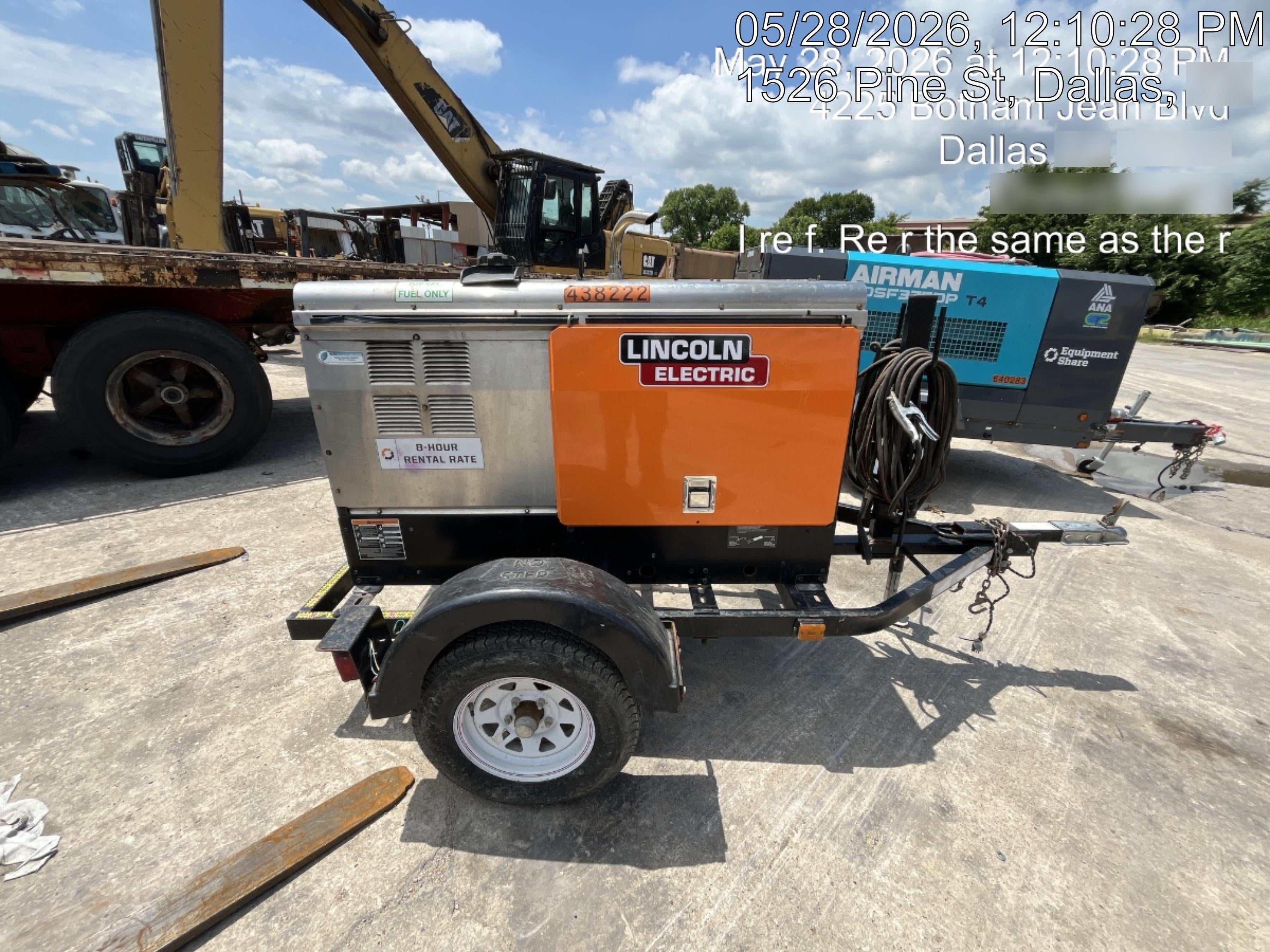 2024 Lincoln Electric LE400 Kubota V1505, Trlr, Cable Rack, Light Kit, ES Decals, T3