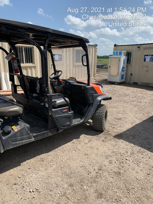 2020 Kubota RTV-X1140W-H Canopy, 4-Seater, Diesel, Windshield Acrylic Clear, Strobe Light, Backup Alarm