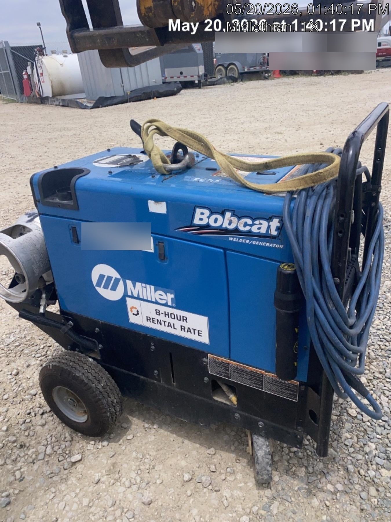 2019 Miller Electric BOBCAT 250 Standard w/Running Gear, Bracket, Hose