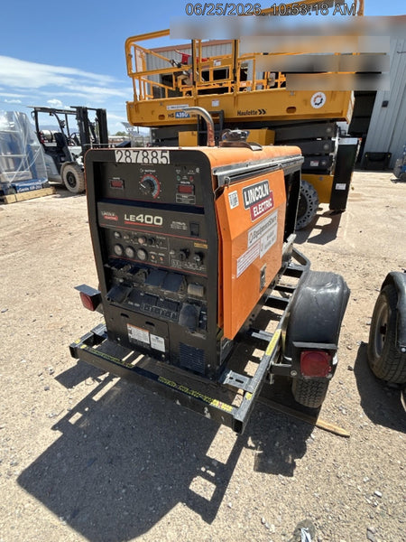 2023 Lincoln Electric LE400 Kubota V1505, Trlr, Cable Rack, Light Kit, ES Decals, T3