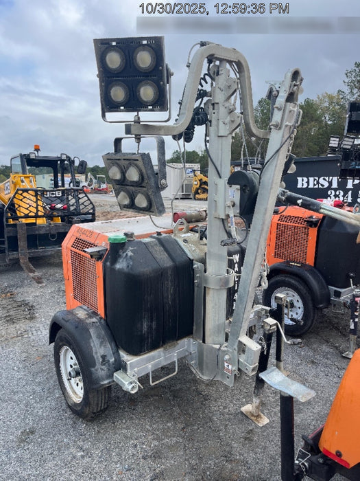 2024 Wanco WLTT-4MM4K Diesel, Mitsubishi L2E, 9.0HP @1800 rpm, Deep Sea Controller, Shore Power Plug, Auto Start, (4) 350W LED Floodlights, 4kW Generator, 60 Gal Fuel Tank, 2" Ball, T3