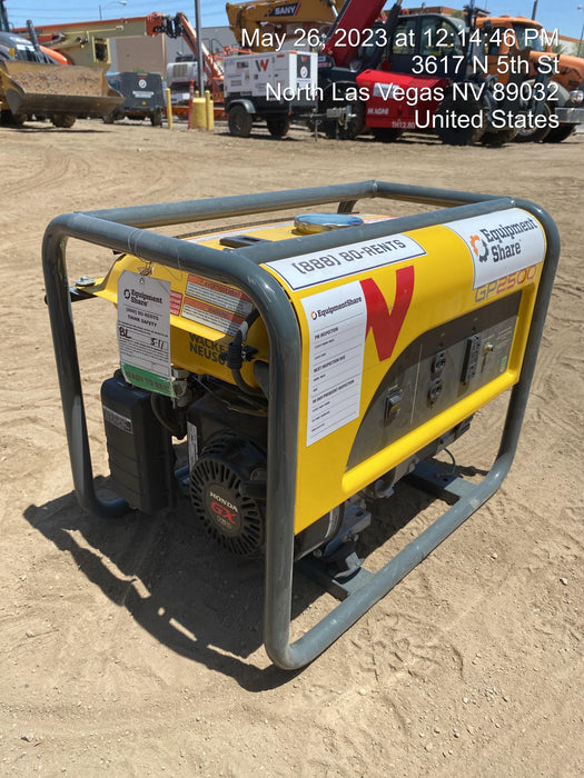 2020 WACKER NEUSON GP2500A