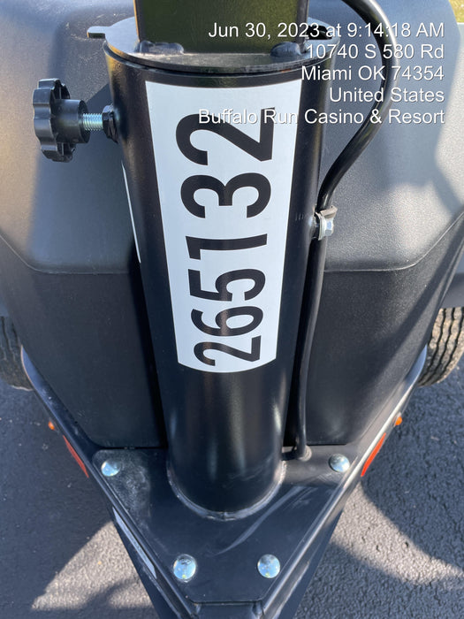 2022 Allmand NLV3GR (4) LED Light Fixture 350W, 23' Vertical Mast, 3kW Prime, Towable, ES Decals, T3