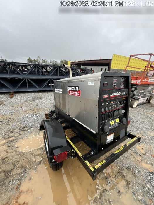 2024 Lincoln Electric LE400 Kubota V1505, Trlr, Cable Rack, Light Kit, ES Decals, T3