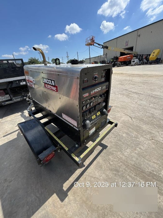 2024 Lincoln Electric LE400 Kubota V1505, Trlr, Cable Rack, Light Kit, ES Decals, T3