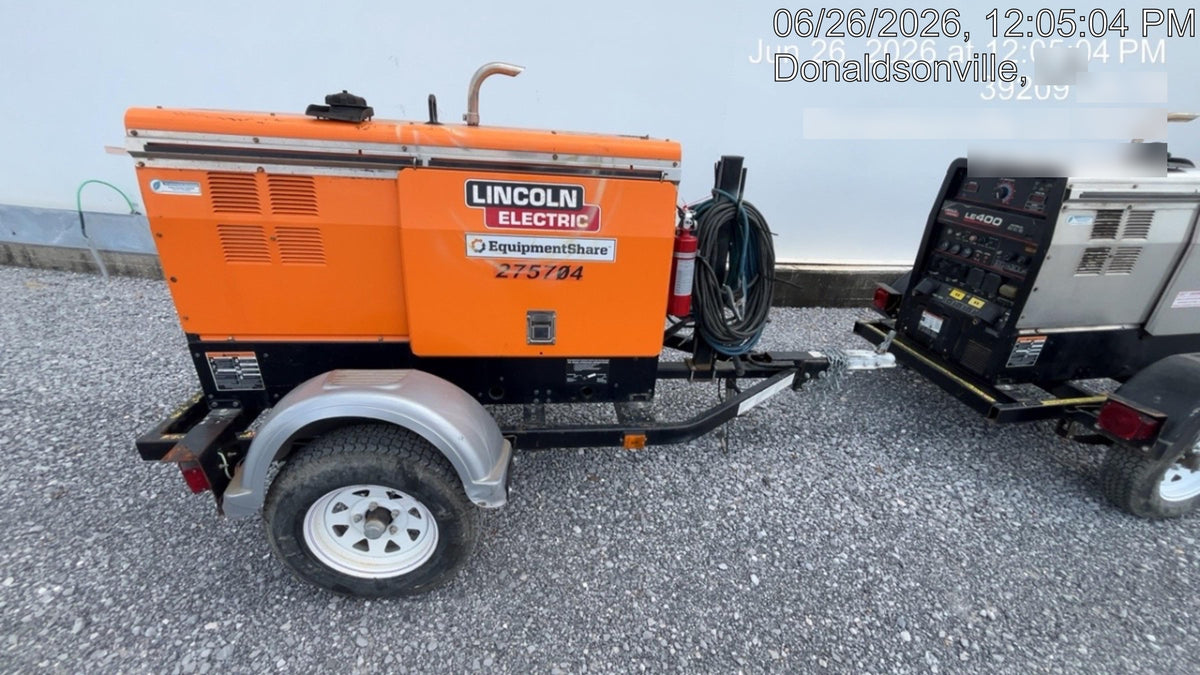 2022 Lincoln Electric LE400 Kubota V1505, Trlr, Cable Rack, Light Kit, ES Decals, T3
