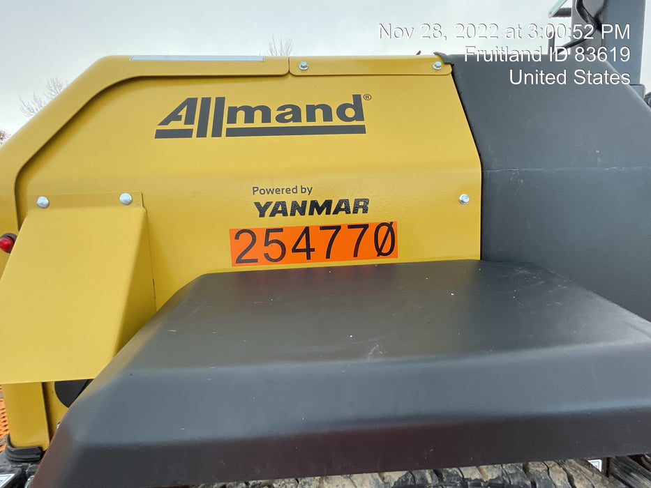 2022 Allmand NLV3GR (4) LED Light Fixture 350W, 23' Vertical Mast, 3kW Prime, Towable, ES Decals, T3